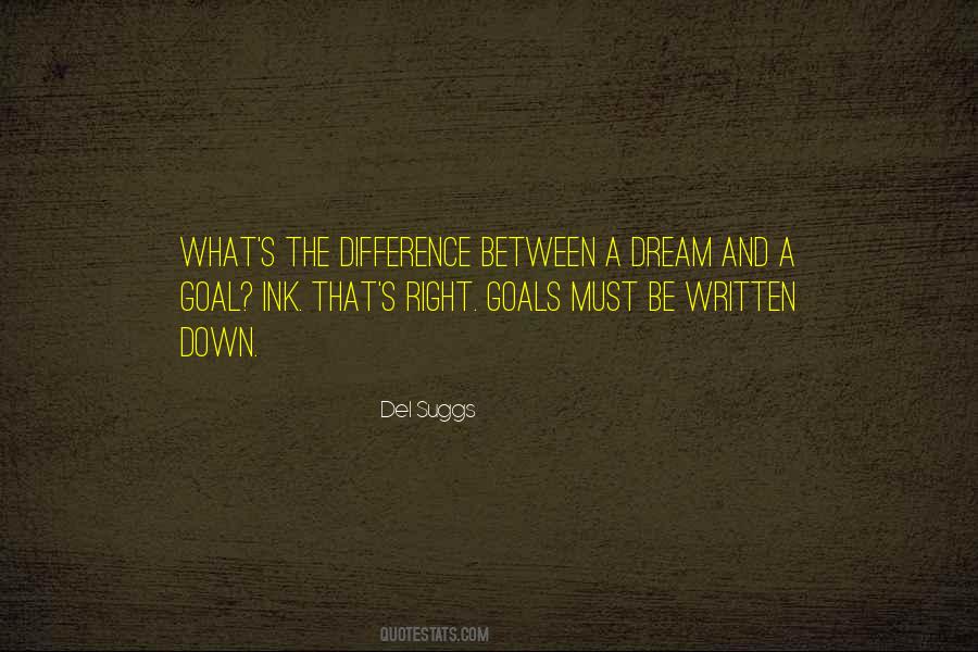 Quotes About Written Goals #1591455