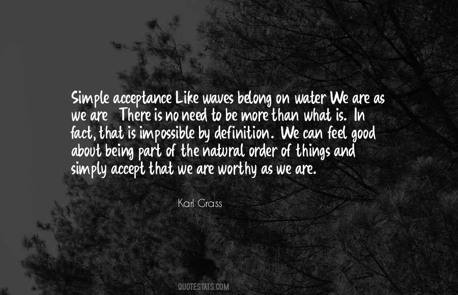 Being In The Water Quotes #582001