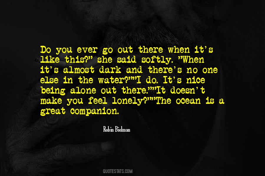 Being In The Water Quotes #660480