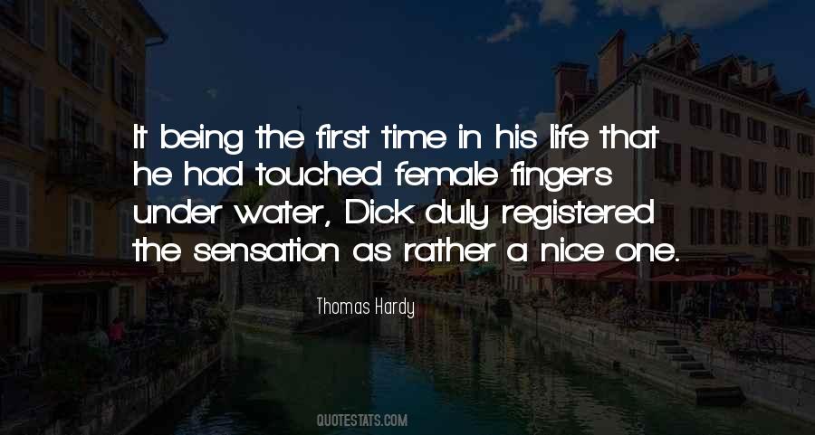 Being In The Water Quotes #691879