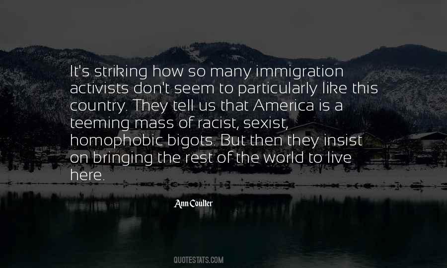 Quotes About Us Immigration #100061