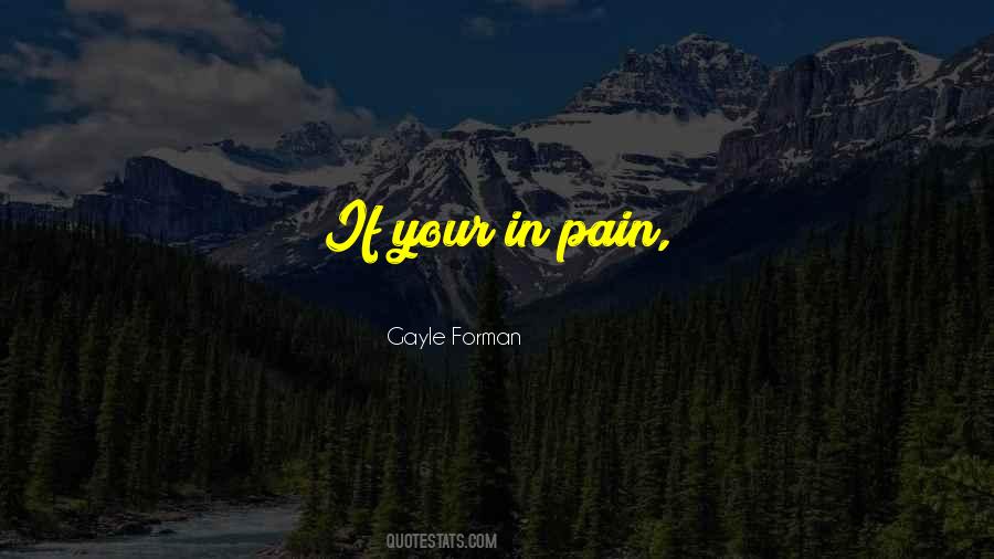 In Pain Quotes #1173353