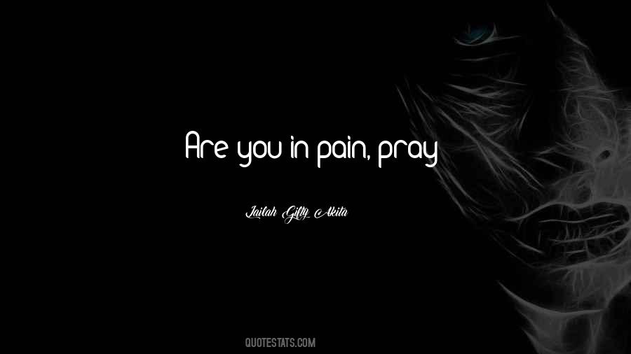 In Pain Quotes #1348280