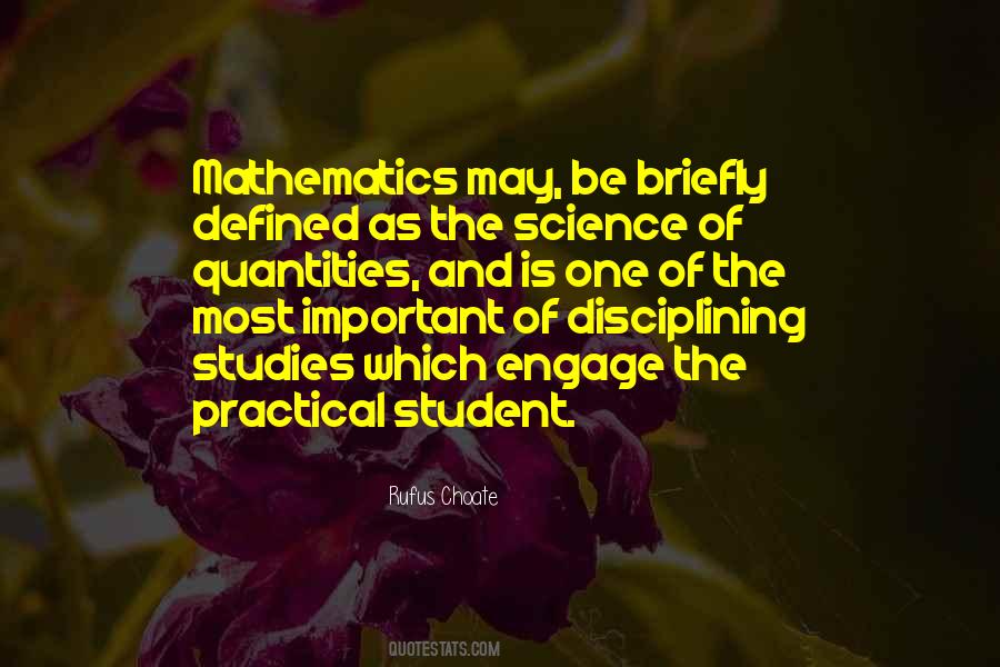 Quotes About Mathematics And Science #1089480