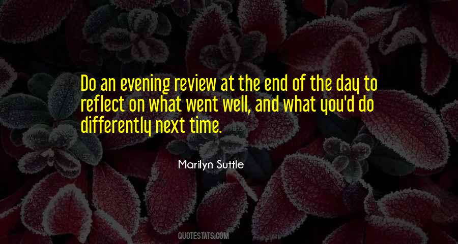 Quotes About Evening Time #1146074