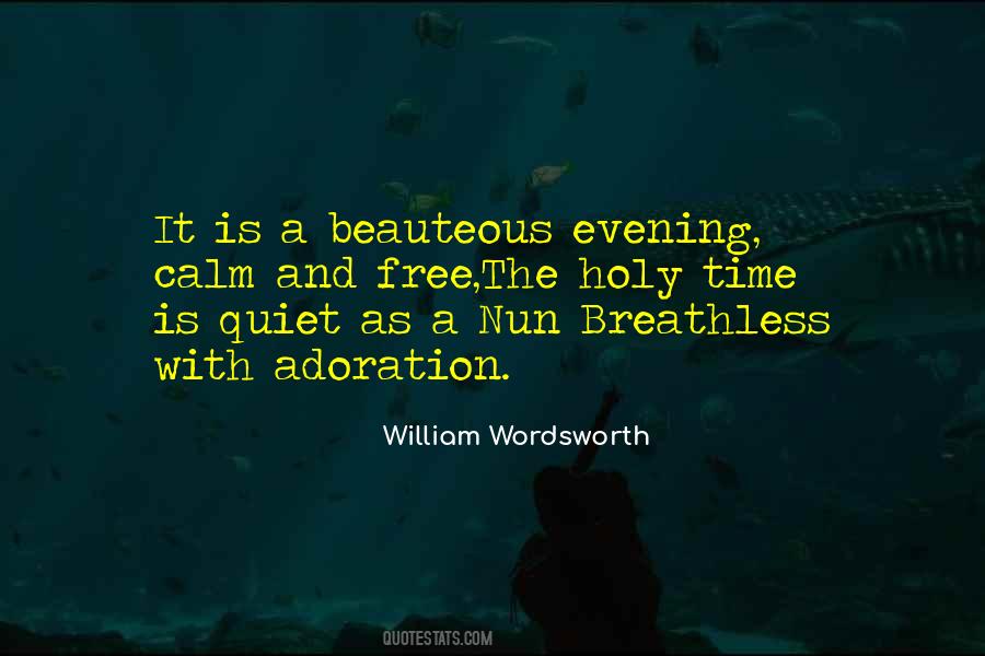 Quotes About Evening Time #1181174
