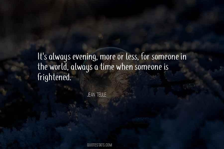 Quotes About Evening Time #449733
