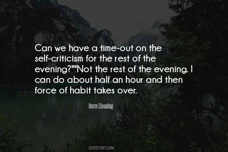 Quotes About Evening Time #877587