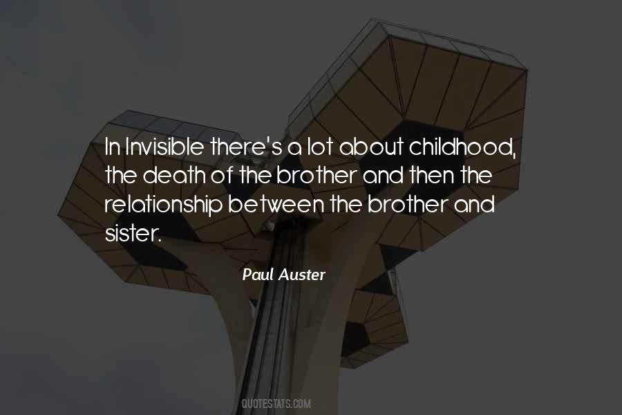 Quotes About Brother And Sister #415511