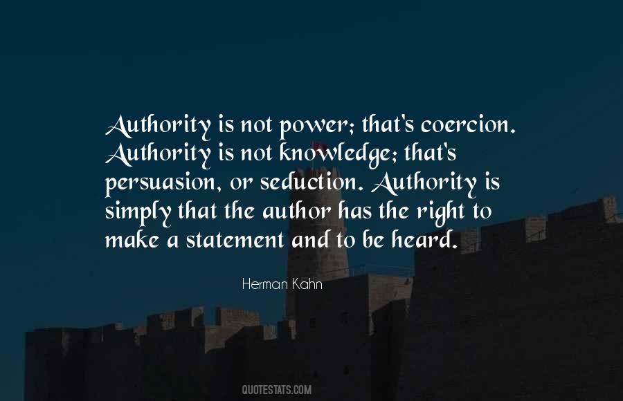 Quotes About Power And Authority #760886