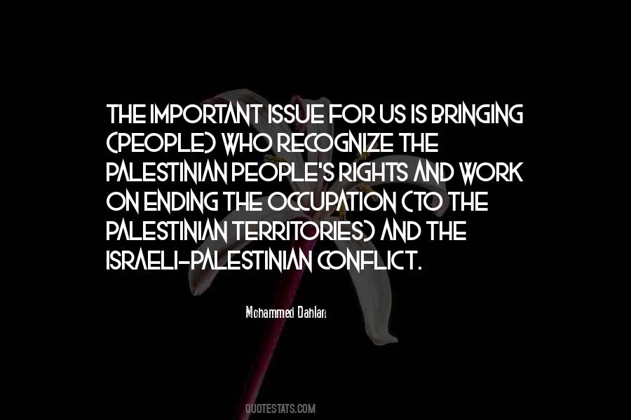 Quotes About Israeli Occupation #429615
