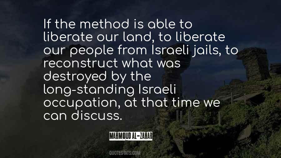 Quotes About Israeli Occupation #754033