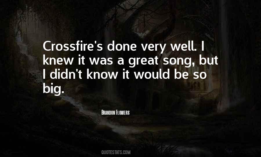 Quotes About Crossfire #1187874