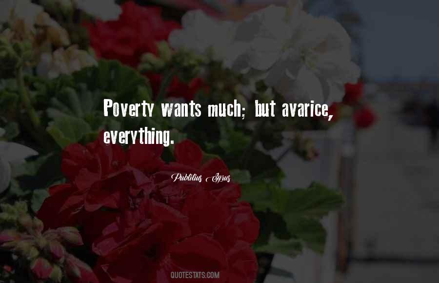 Quotes About Avarice Greed #1456884