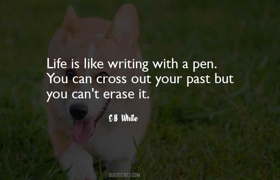 Life Is Like Writing Quotes #95505