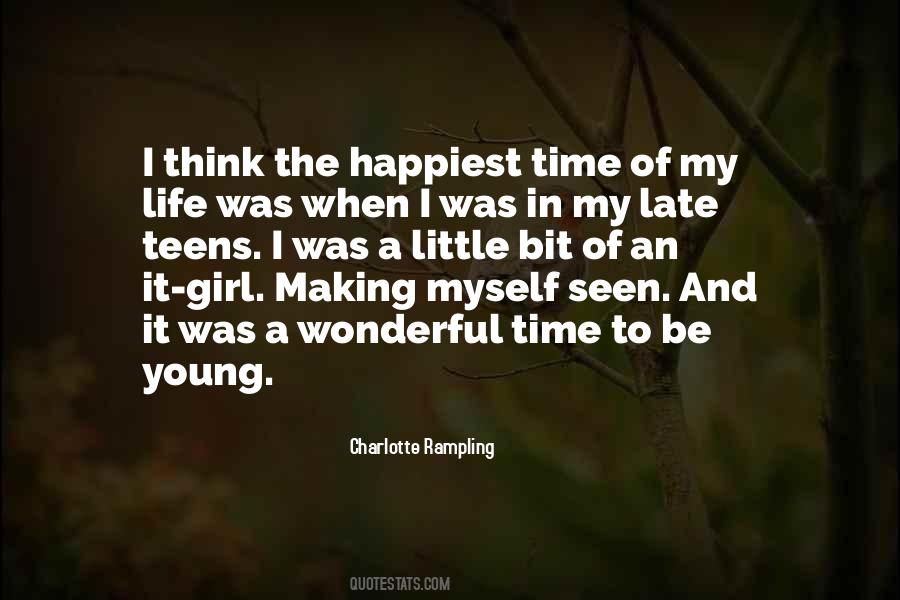 Quotes About Time Of My Life #125477