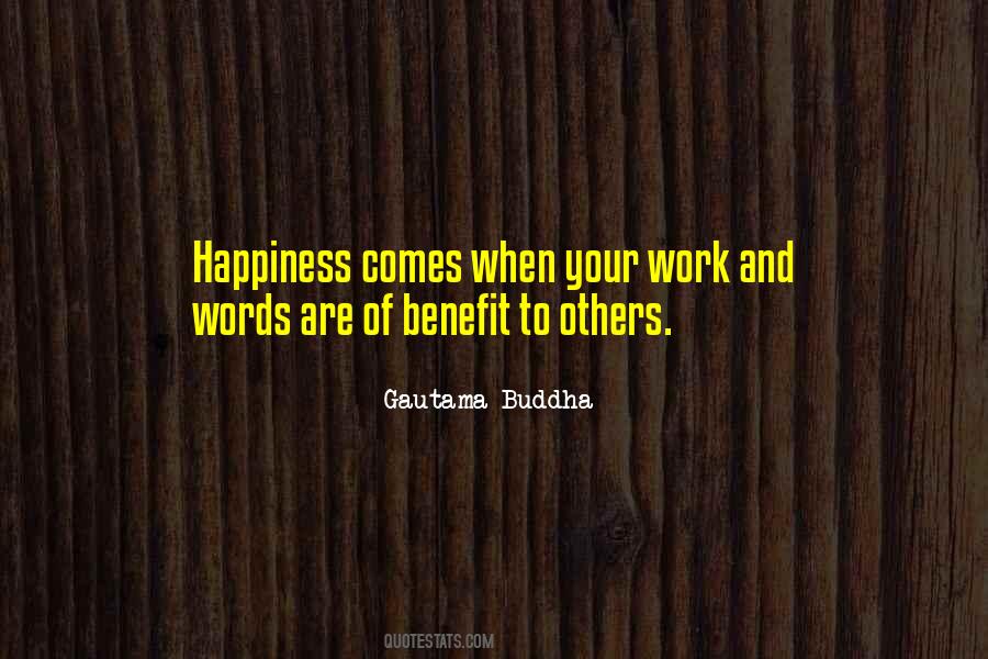 Happiness Work Quotes #144334