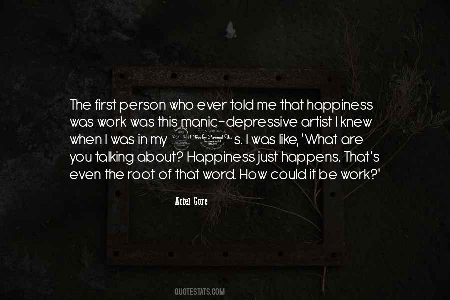 Happiness Work Quotes #171761