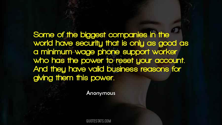 Security Business Quotes #1216680