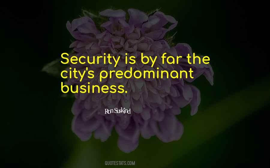 Security Business Quotes #724000