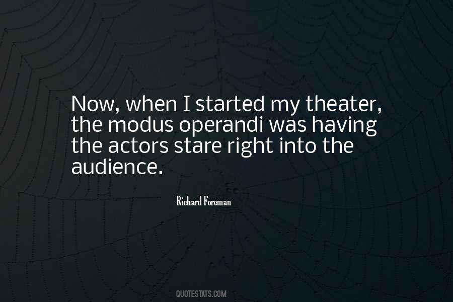 Quotes About Theater Audience #436717