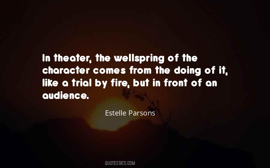 Quotes About Theater Audience #525655