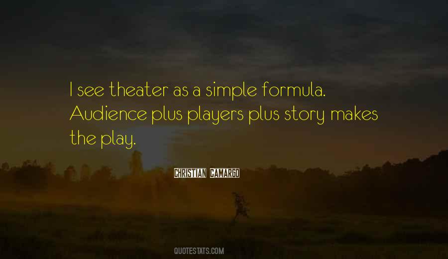 Quotes About Theater Audience #800122