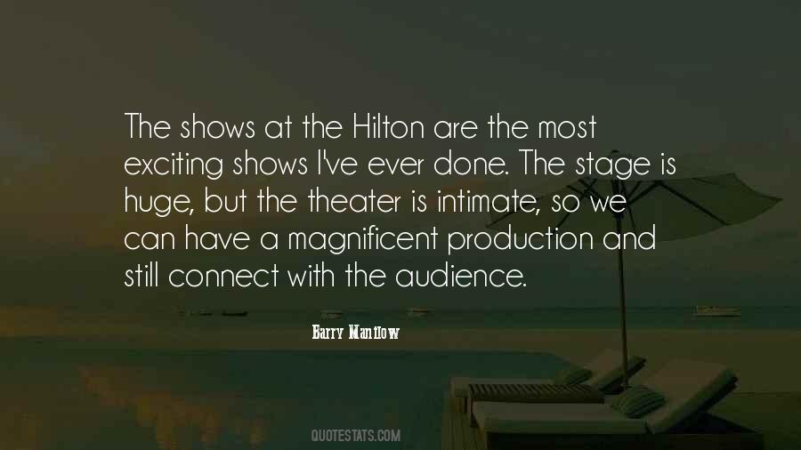 Quotes About Theater Audience #824319