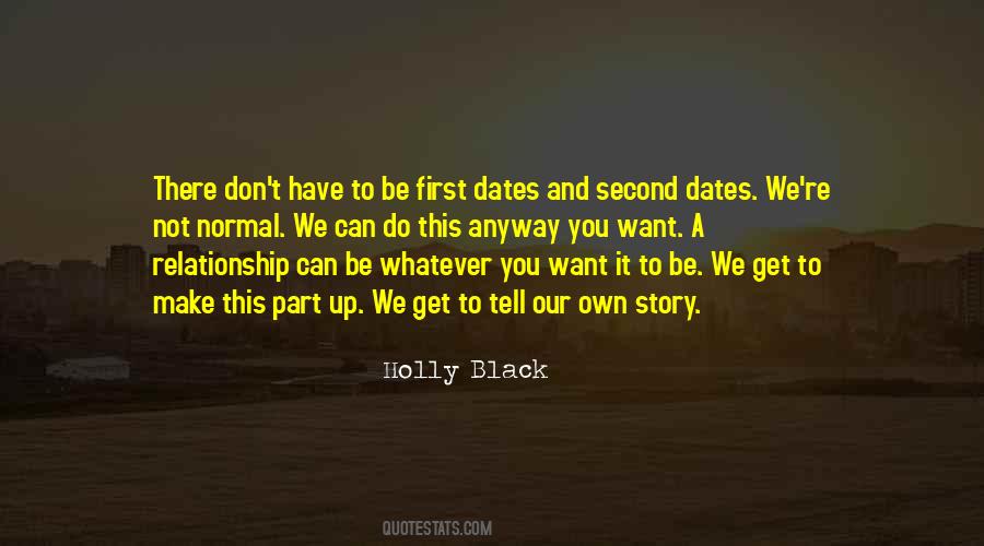 Quotes About Second Dates #908570