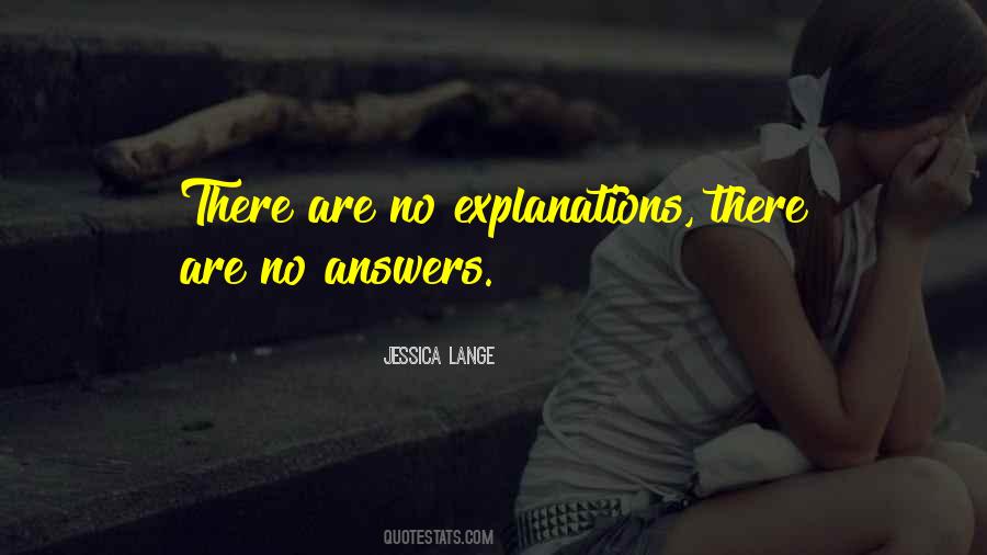 Quotes About Explanations #1041469