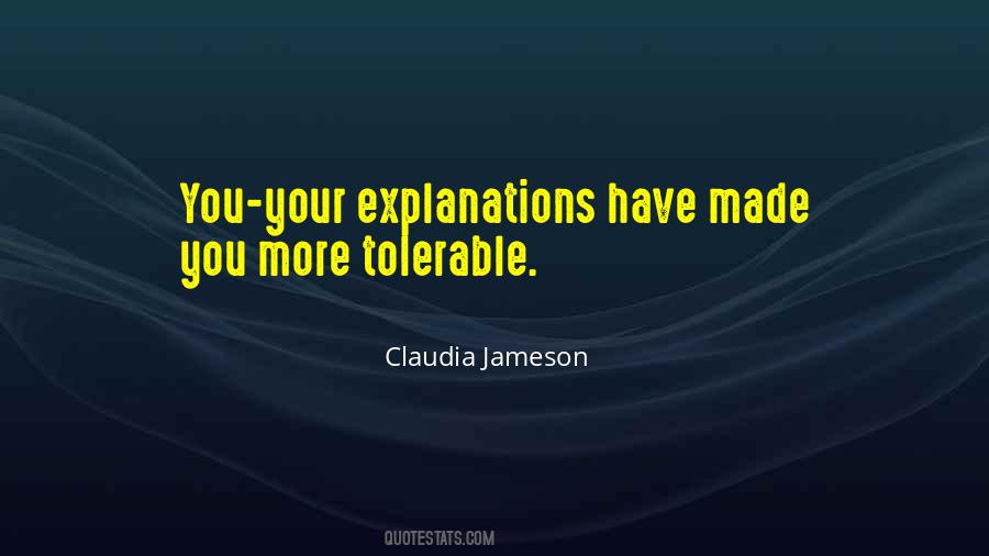 Quotes About Explanations #1302725