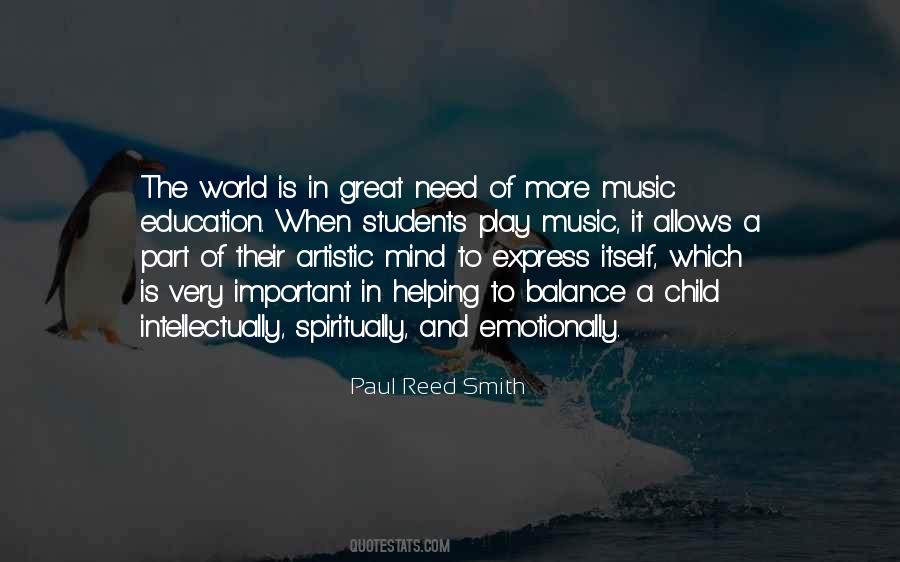 Quotes About Music And Education #1747083