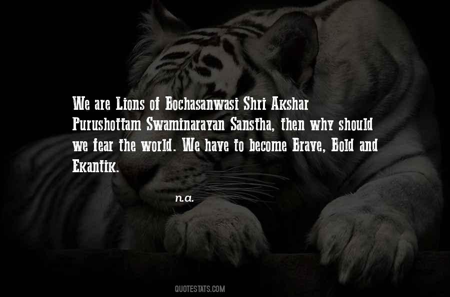 Quotes About Lions #1150987