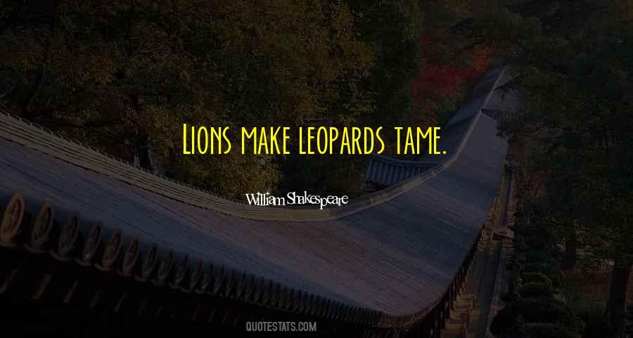 Quotes About Lions #1328820