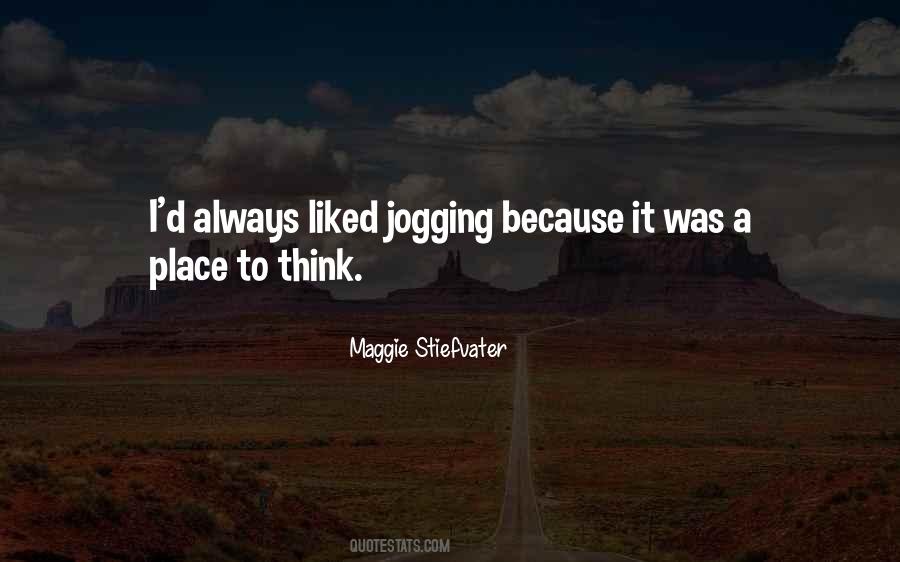 Quotes About Jogging #149140