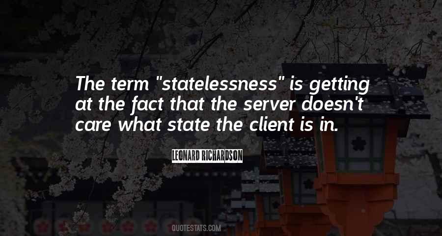 Quotes About Statelessness #1158166