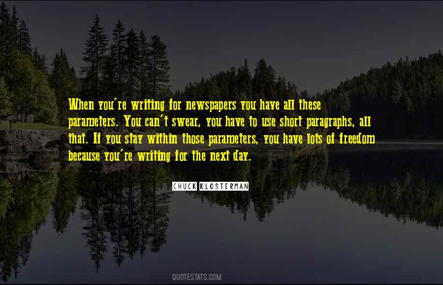 Quotes About Writing Paragraphs #1073939