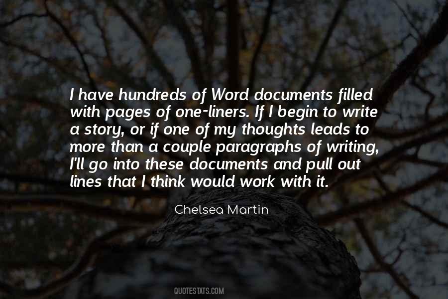 Quotes About Writing Paragraphs #1563280