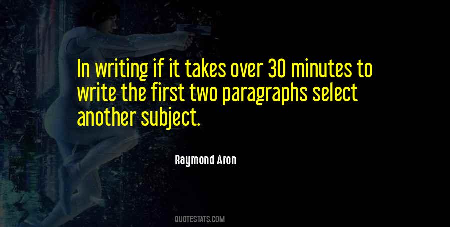 Quotes About Writing Paragraphs #1689241