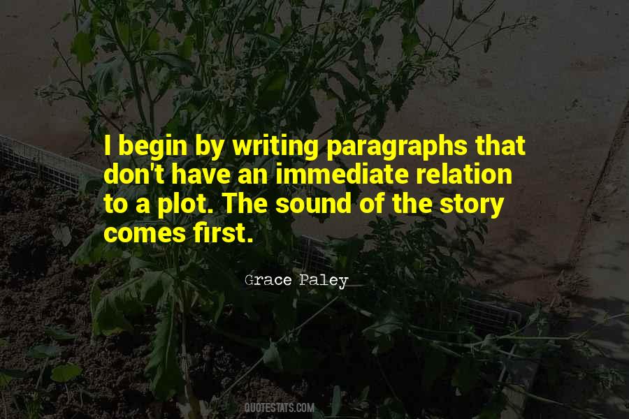 Quotes About Writing Paragraphs #630209