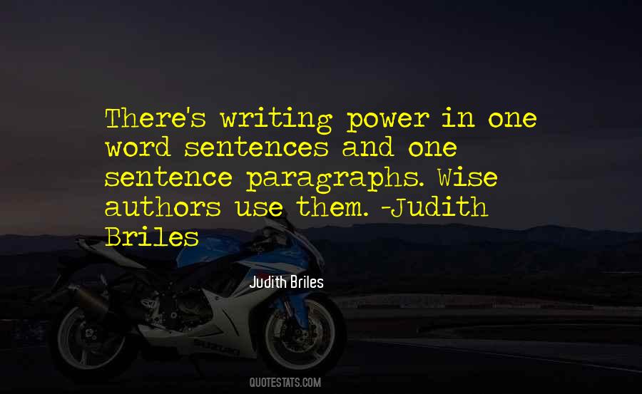 Quotes About Writing Paragraphs #857179