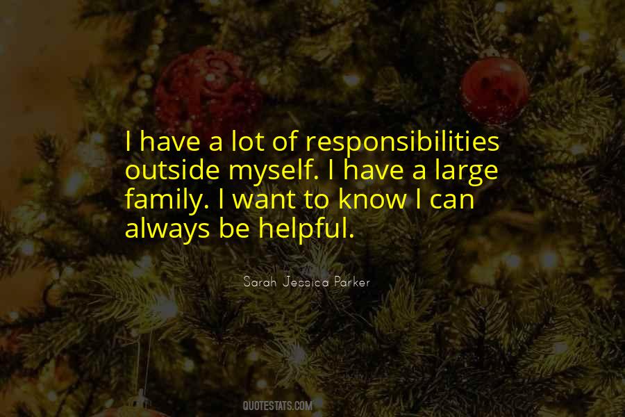 Quotes About A Large Family #1423092