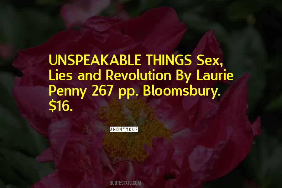 Quotes About Unspeakable #1135340