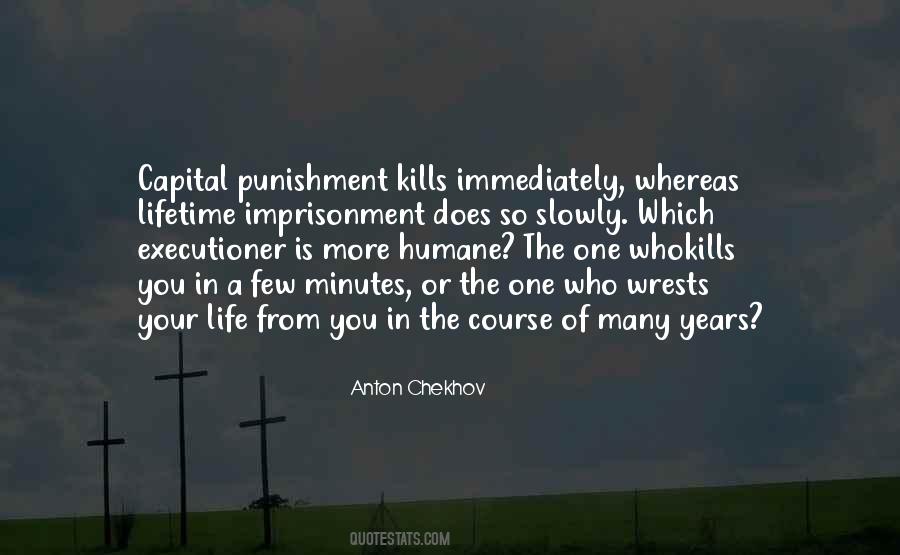 Quotes About Imprisonment For Life #1047885