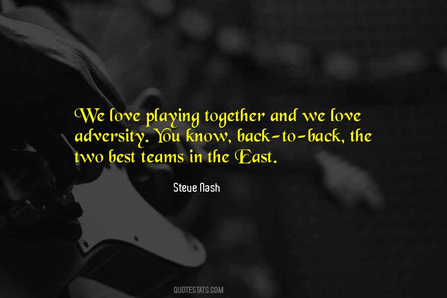 Love And Adversity Quotes #1638775
