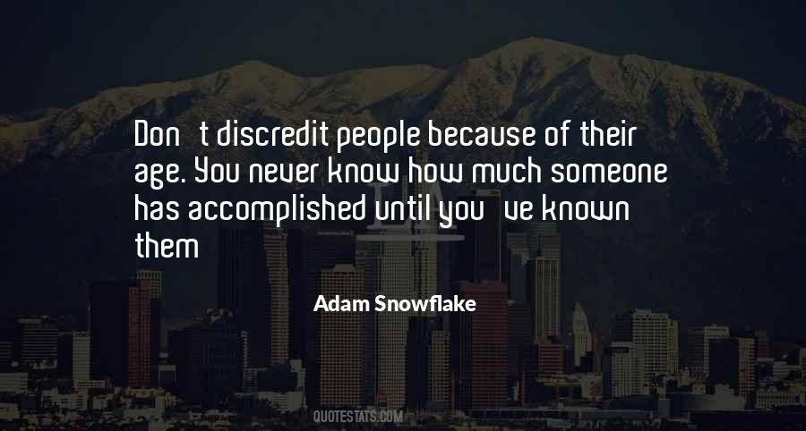 Quotes About Discredit #946612