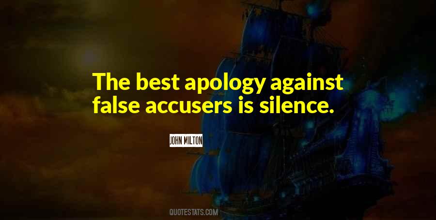 Quotes About Accusers #1618232