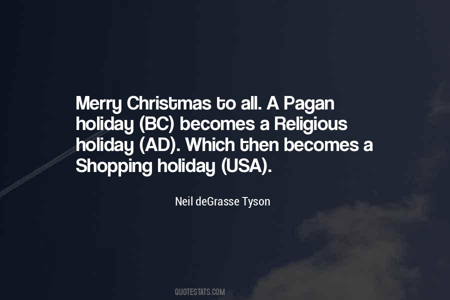 Quotes About Pagan Christmas #297266