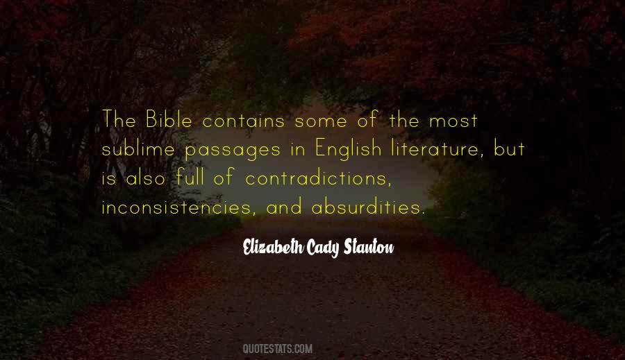 Bible As Literature Quotes #1187870