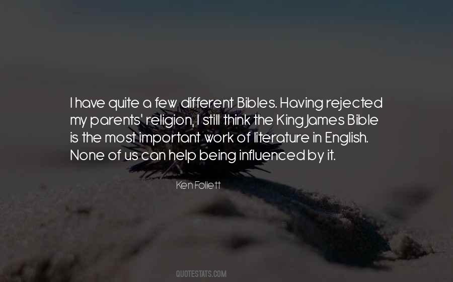 Bible As Literature Quotes #1743415